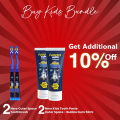 Buy 2 Nero Kids Outer Space Toothbrush Toothpaste And Get 10 Extra Off