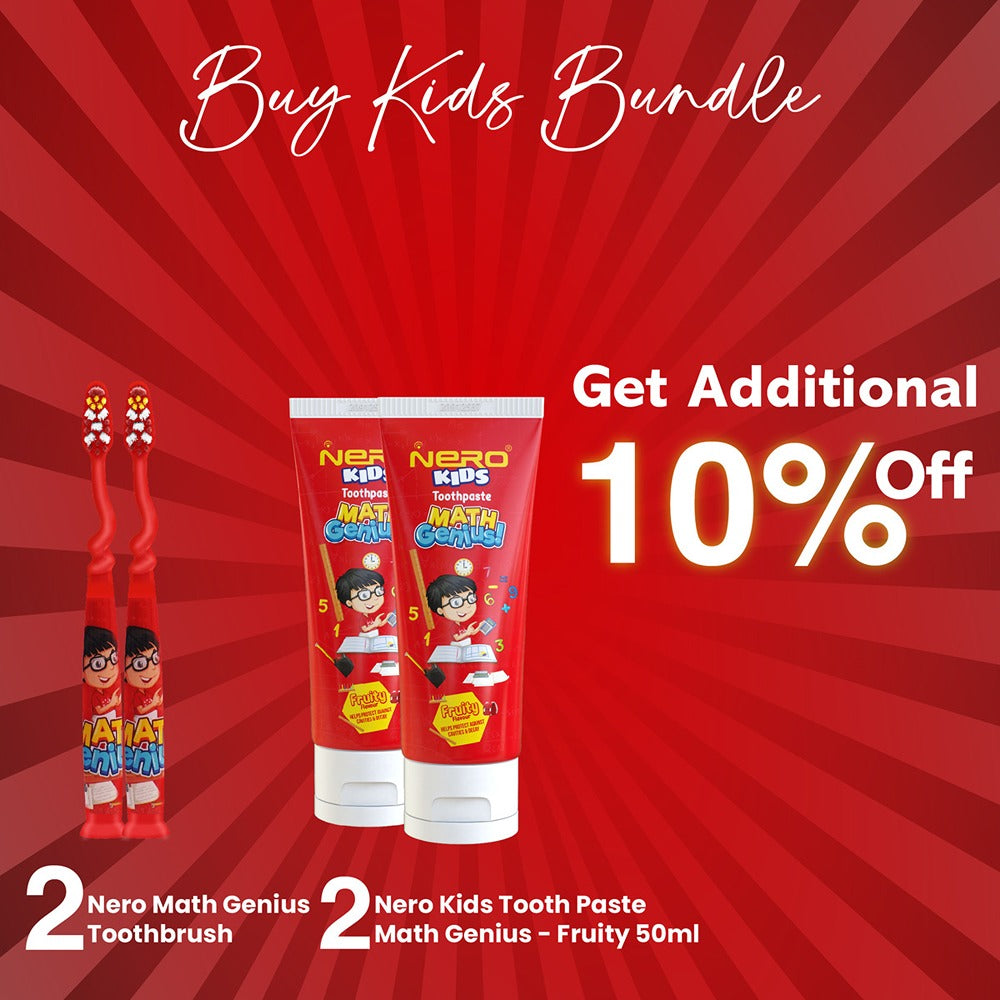 Buy 2 Nero Kids Math Genius Toothbrush Toothpaste And Get 10 Extra Off