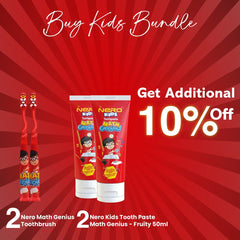 Buy 2 Nero Kids Math Genius Toothbrush Toothpaste And Get 10 Extra Off