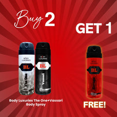 Buy 2 Men Body Sprays Get 1 Free