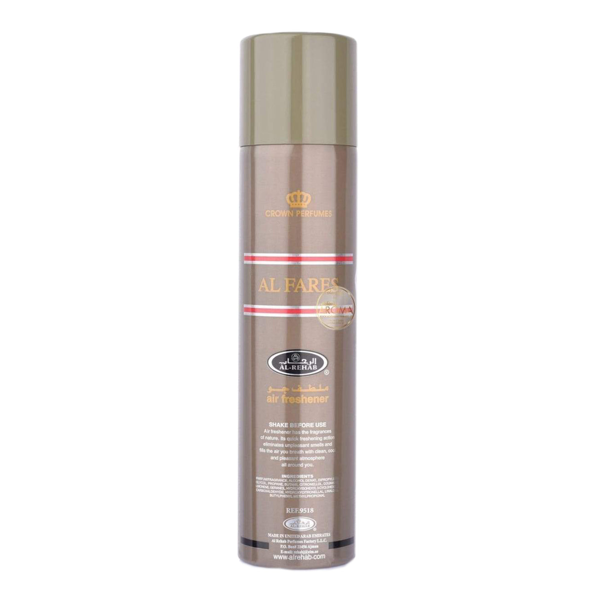 AL REHAB AIR FRESHNER AL FARES 300 ML Default Title - MamasJan Grocery Nonfood