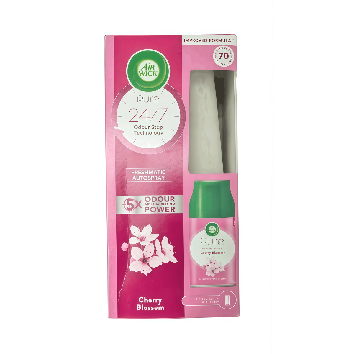 AIR WICK AIR FRESHNER WITH MACHINE CHERRY BLOSSOM 250 ML Default Title - MamasJan Grocery Nonfood