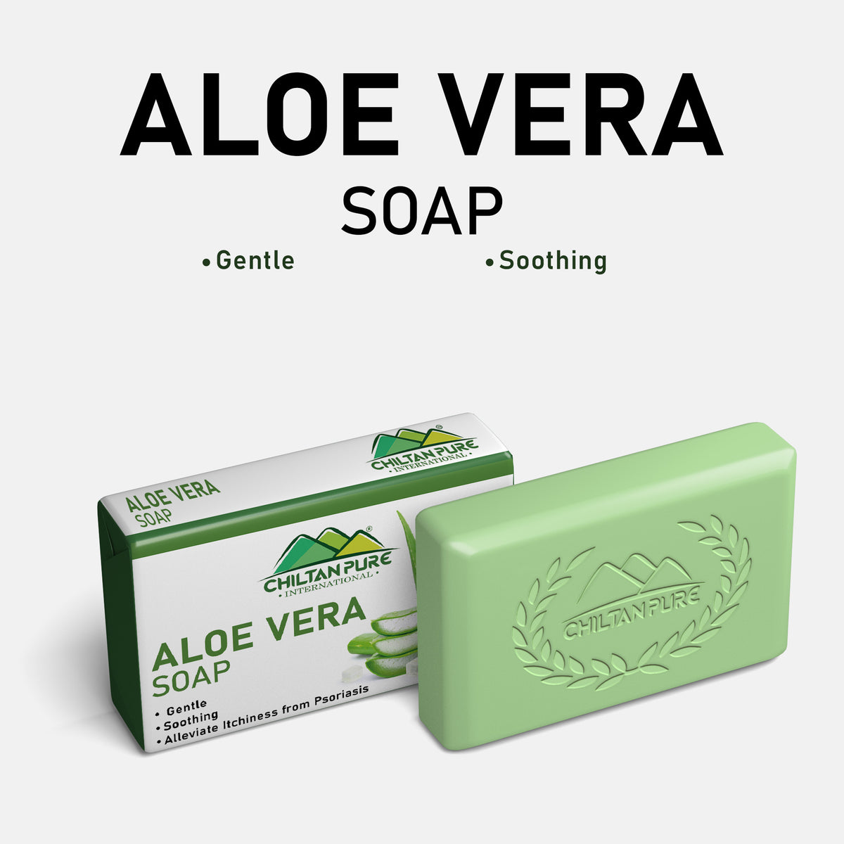 Aloe vera soap - Gentle, soothing & alleviate itchiness from psoriasis