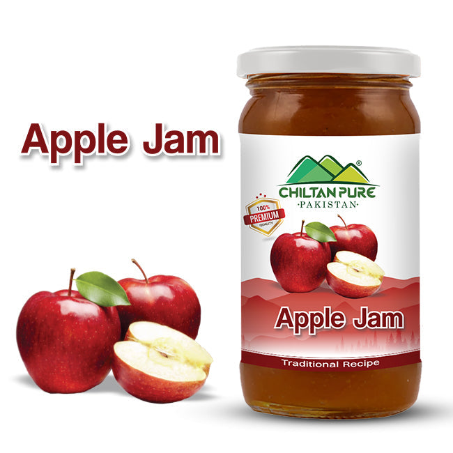 Apple jam / سیب جام / Natural Apple Spread / Glass packaging