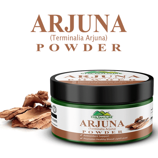 Arjuna Powder (Terminalia Arjuna) – Contains Antioxidants, Supports Cardiovascular Health, Promotes Healthy Blood Lipid levels & Immunity