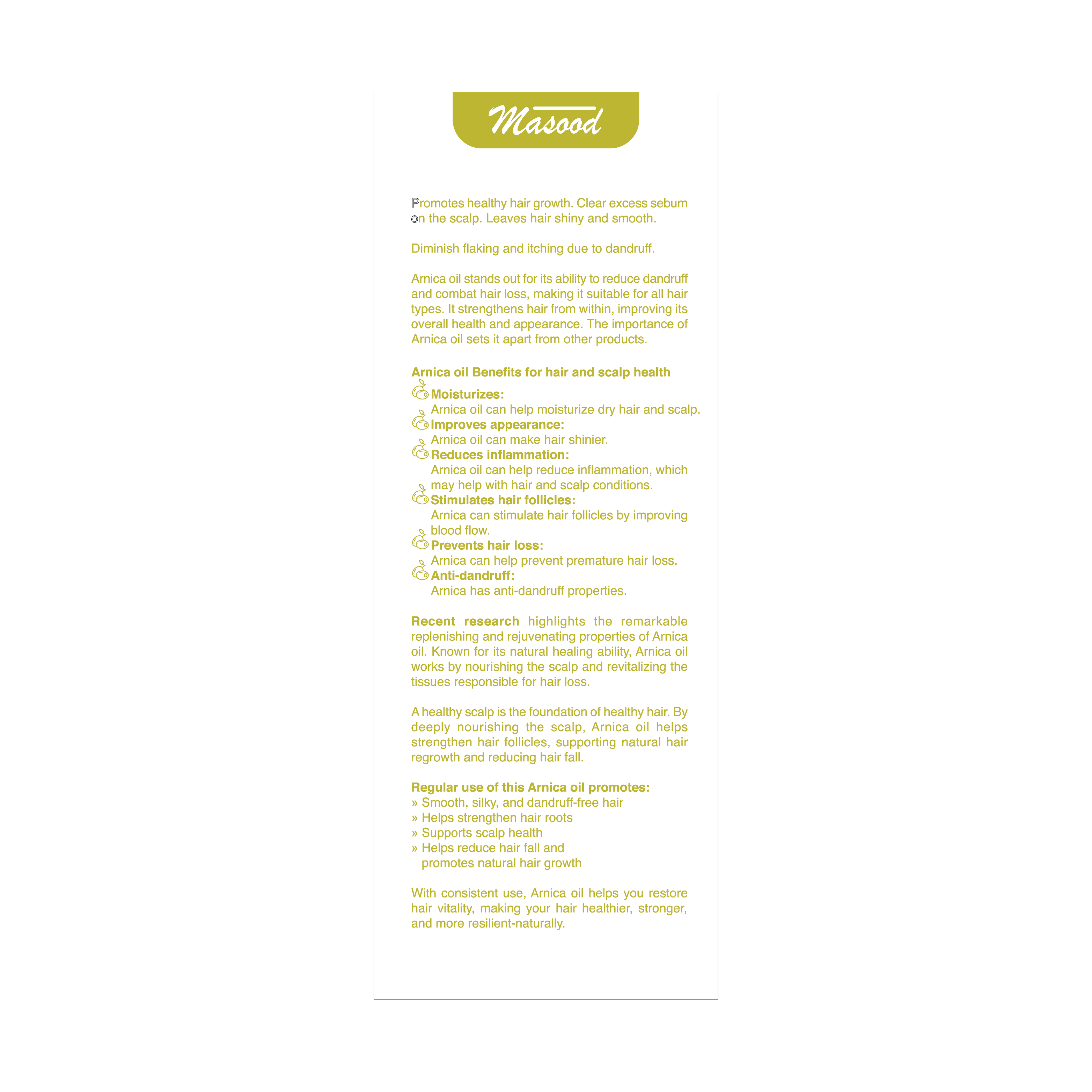Arnica Oil - Olive
