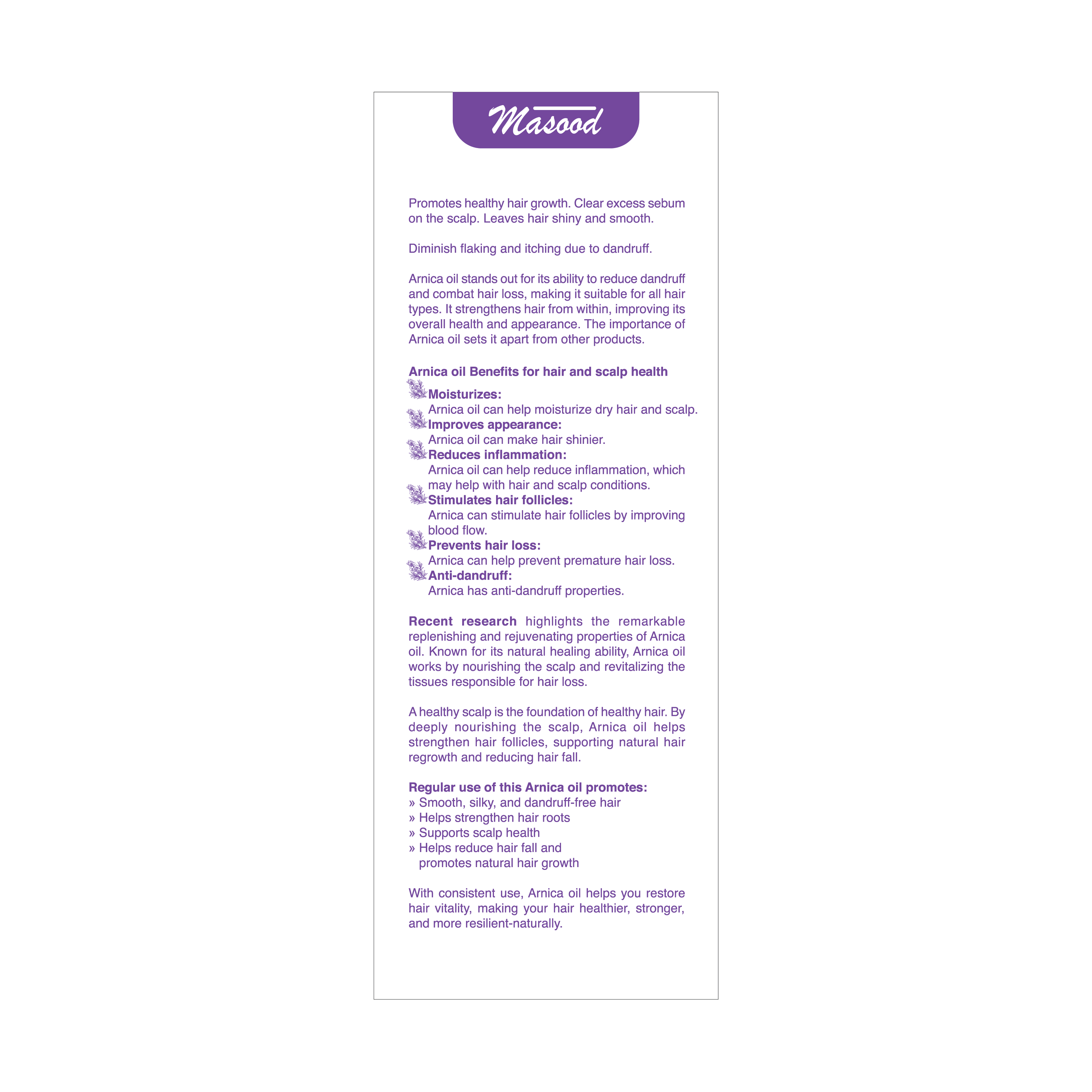 Arnica Oil - Rosemary