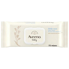 Aveeno Baby Wipes Dry Sensitive Skin With Lid Box 72S