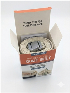 Smart Care Heavy Duty Gait Belt For Safe Patient Transfer Ambulation - The Healthcare Shop Pakistan