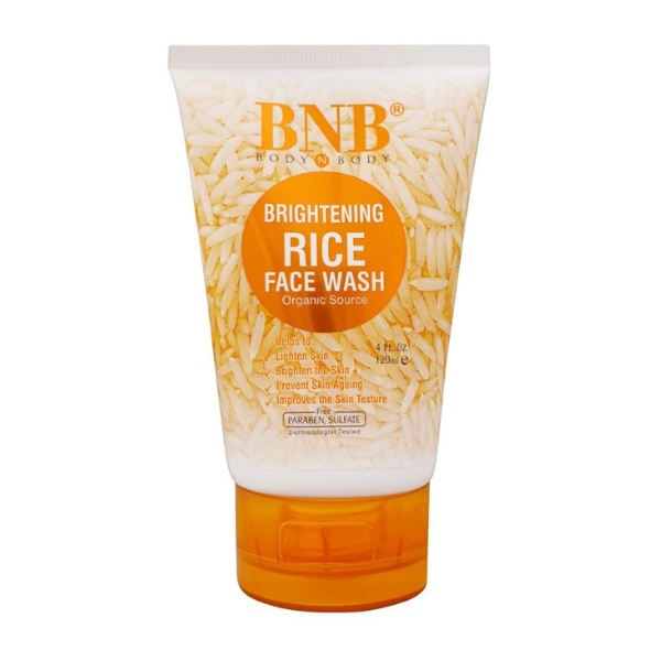 BNB Organic Source Brightening Rice Face Wash 120ml
