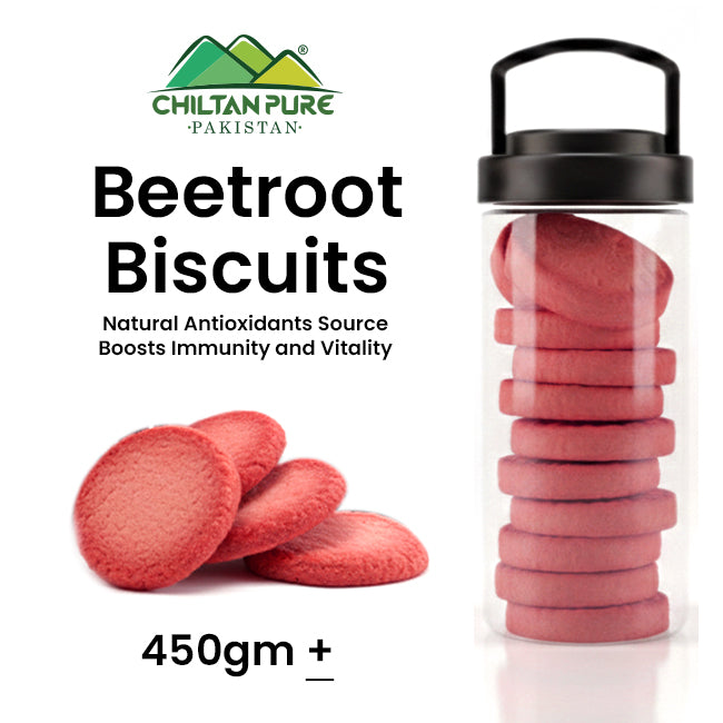 Beetroot Biscuit Cookies / Made With Organic Desi Butter, Bakery Biscuit
