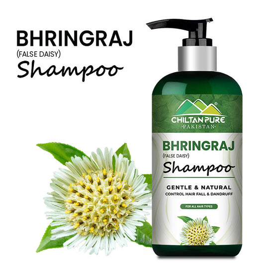 Bhringraj Shampoo - Nourishes Scalp, Promotes Hair Growth, and Prevents Premature Hair Greying