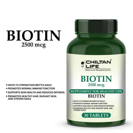 Biotin - 30 Tablets (2500mcg)