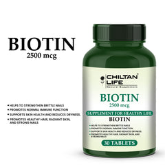 Biotin - 30 Tablets (2500mcg)