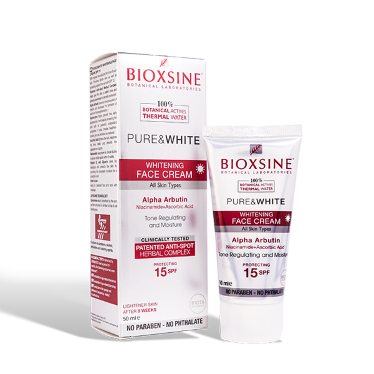 Bioxsine Pure & White Whitening Face Cream 50ml