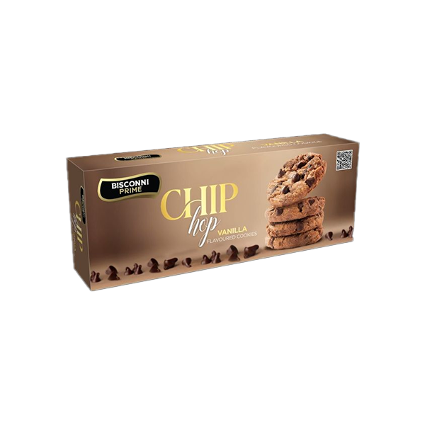 Bisconni Chip Hop Premium Chips Vanilla Cookies Family Pack