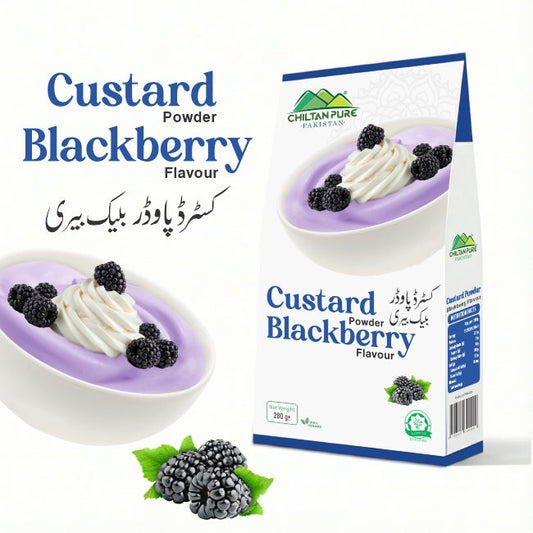Custard Powder Blackberry / کسٹرڈ پاؤڈر بلیک بیری / Gross Weight 285gm±