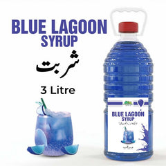 Blue Lagoon Syrup / Blue Lagoon Sharbat / 3 Liter Institutional Bulk For HORECA Family, Hotels, Restaurants, Catering ,Cafes
