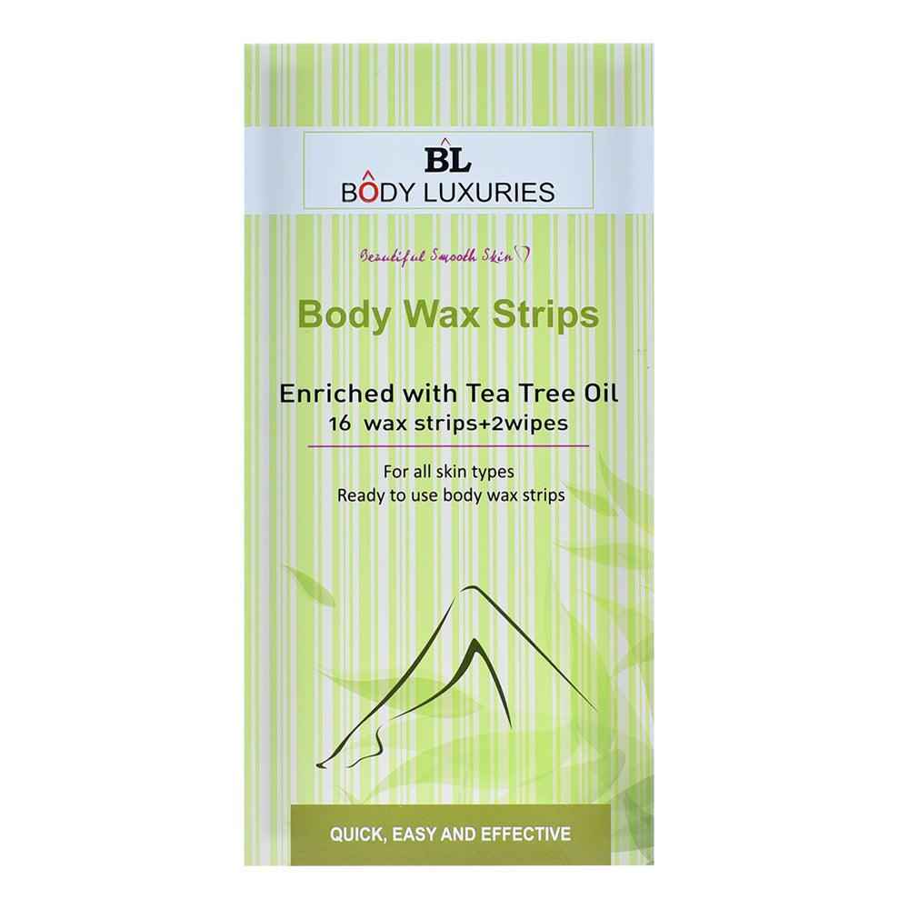 Body Luxuries Body Wax Strips Tea Tree Oil 16S