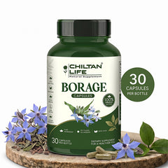 Borage Capsule 100% Natural Borage Tablets 30 Per Bottle 500mg