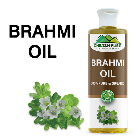 Brahmi Oil – promotes hair growth, relieves stress and anxiety, Calms mind for a peaceful sleep
