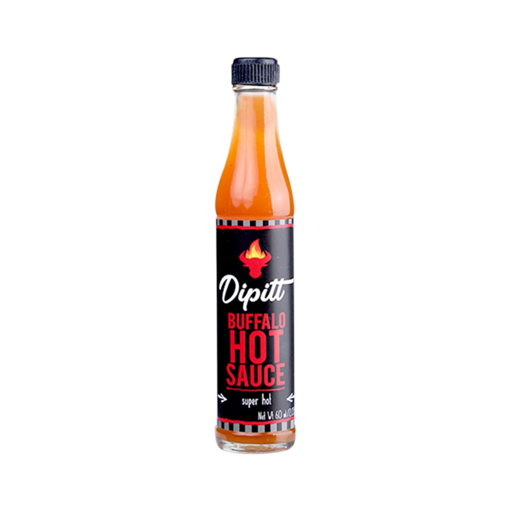 DIPITT BUFFALO HOT SAUCE SUPER HOT 60ML Default Title - MamasJan Grocery