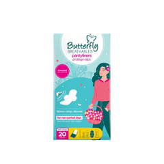 Butterfly Breathables Panty Liners With Wings 20Pcs