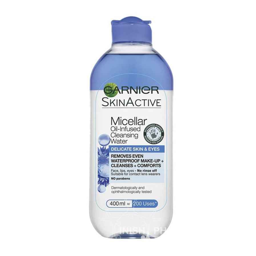 Garnier Skin Active Micellar Cleansing Water In Oil For Delicate Eyes Skin 400Ml