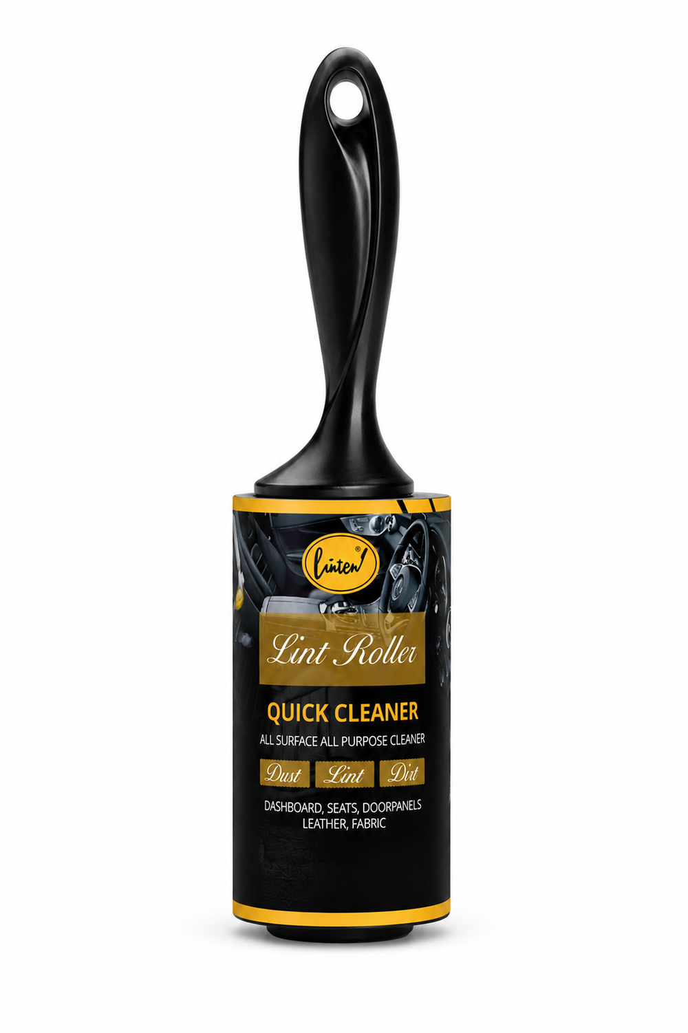LINTEN CAR LINT ROLLER BLACK Default Title - MamasJan Grocery Nonfood