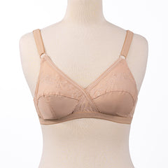 BELLEZA CROSS ELEGANT BRA WHITE / 46-D - MamasJan Lingerie
