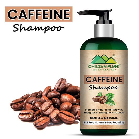 Caffeine Shampoo – Stimulate Hair Growth, Strengthen Hair Follicles, Calms Itchy Scalp & Prevents Dandruff