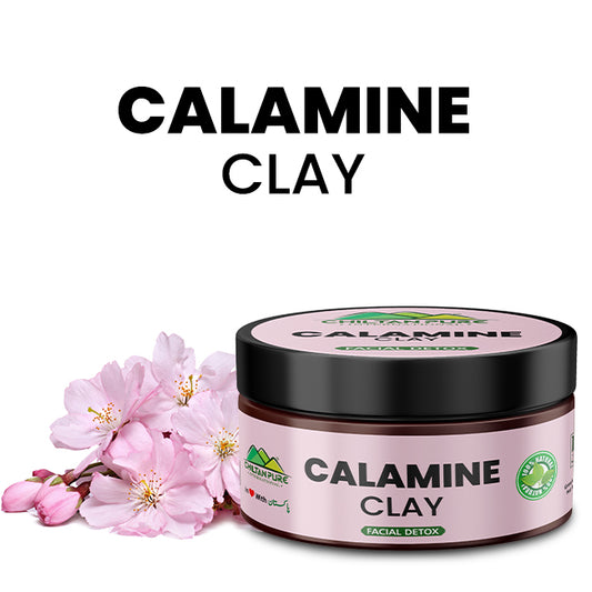 Calamine Clay – 100% Pure, Natural & Organic Clay for Skin [All Skin Types]