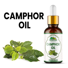 Camphor Oil (Karpura) - Treats Acne, Cleanses Skin, Stimulates Hair Growth, Best for Lice Prevention, Relieves Respiratory Congestion, Acts as a Pain Reliever & Ideal for Aromatherapy