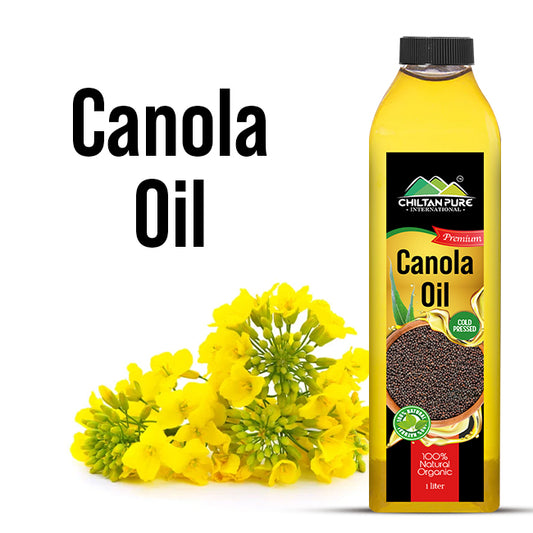 Canola Oil - Good for Heart Health, Brain Health, Weight Maintenance, and Perfect Golden Goodness for Cooking, Baking, & Sautéing