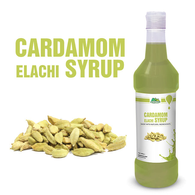 Cardamom Syrup - Removes Bad Odor, and Leaves Fresh Aromatic Breath for Whole Day 100% Organic and Sugar-Free