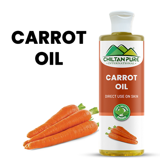 Carrot Oil – Reduces wrinkles & removes acne scars, contains anti-bacterial properties 100% pure organic [Infused]