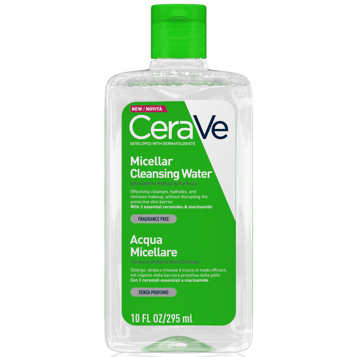 Cerave Cream Cleanser Micellar Cleansing Water 295Ml