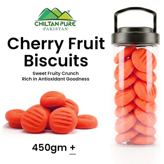 Cherry Fruit Biscuit Cookies / Made With Organic Desi Butter, Bakery Biscuit