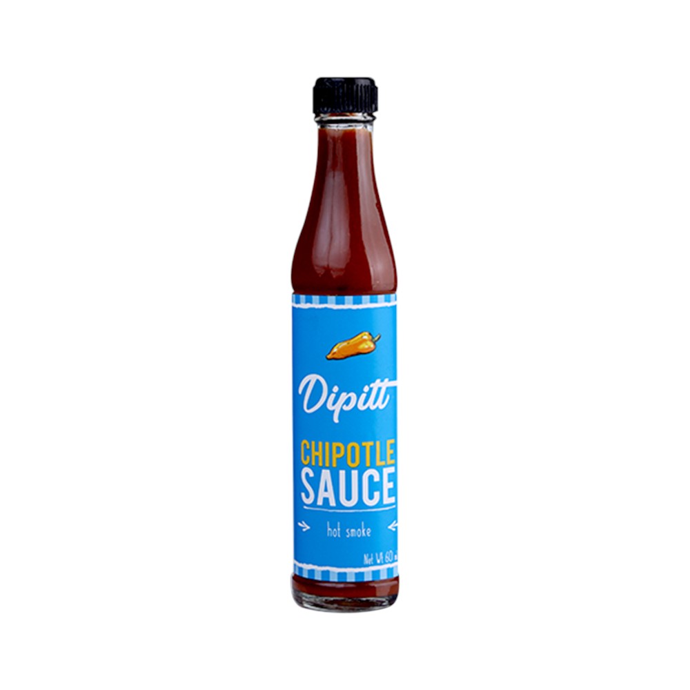 DIPITT CHIPOTLE SAUCE HOT SMOKE 60ML Default Title - MamasJan Grocery