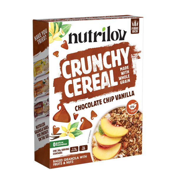 Nutrilovs Crunchy Cereals Chocolate Chip Vanilla 300g