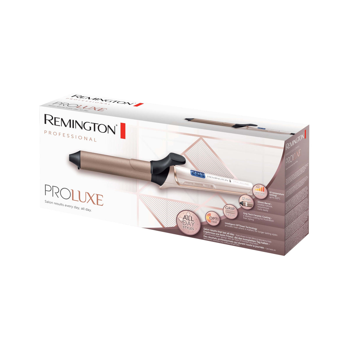 Remington Ci9132 Hair Curler Pro Luxe Tong