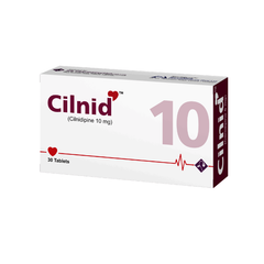 Cilnid Tablets 10mg (1 Box = 3 Strips) (1 Strip = 10 Tablets)