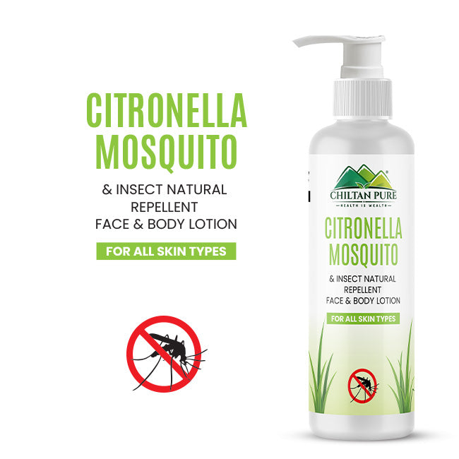 Citronella Mosquito Natural Repellent Body Lotion – Works against mosquito, Eliminate infections, Contain Anti-inflammatory properties – 100% natural