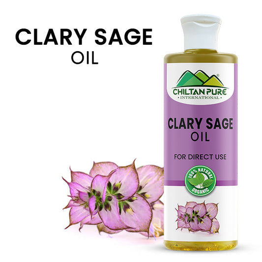 Clary Sage Infused Oil – Acts as an Aphrodisiac, Promotes Relaxation, Reduces Convulsions & Spasms