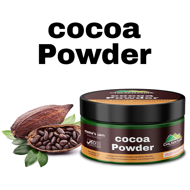 Cocoa Powder - Unsweetened Gluten Free Cocoa Powder, Ideal For Baking Brownies, Cakes, Cooking &amp; Concocting Delicious Hot Chocolate [ کوکو پاؤڈر]