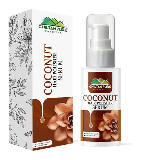 Coconut Hair Polisher Serum – Moisturizes Dry Hairs, Improves Scalp Health & Restricts Hair fall