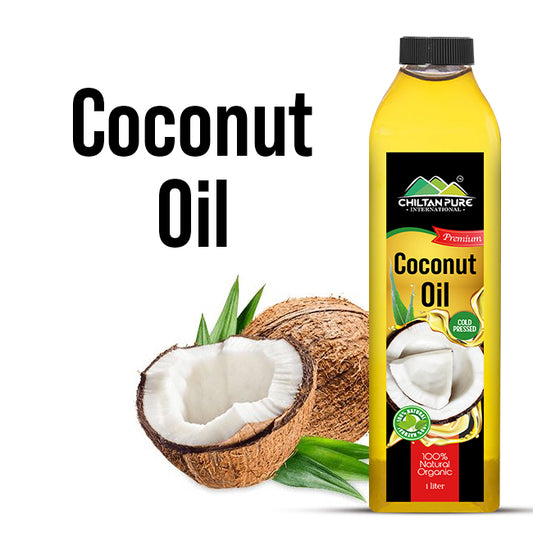 Coconut Oil - Aids in Weight Loss, Reduces Risk of Heart Diseases, Good for Skin & Hair, Ideal for Cooking & Seasoning