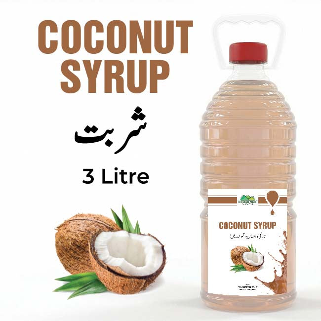 Coconut Syrup /  Nariyal Sharbat / 3 Liter Institutional Bulk For HORECA Family, Hotels, Restaurants, Catering, Cafes