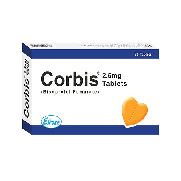 Corbis Tablets 2.5mg (1 Box = 2 Strips) (1 Strip = 10 Tablets)