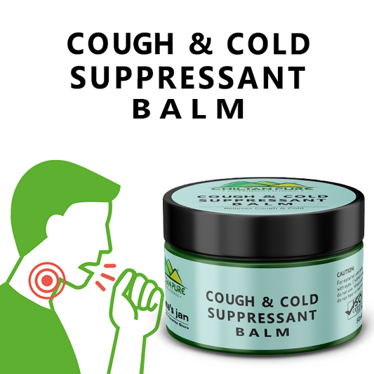 Cough Suppressant Balm – Chest Rub Balm, Relief from Cough, Cold, Nasal Decongestion, Topical Cough Suppressant